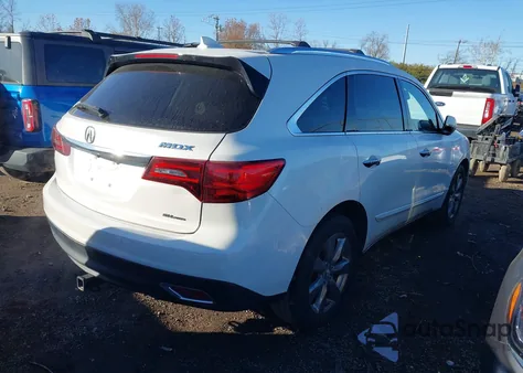 2014 Acura Mdx Advance Pkg W/Entertainment Pkg из США, поврежденный, VIN 5FRYD4H87EB025123